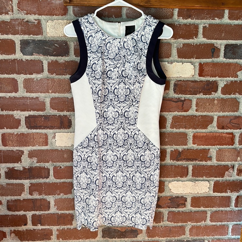 G.I.N. Color Block Sheath Dress Size 6 From Nordstrom